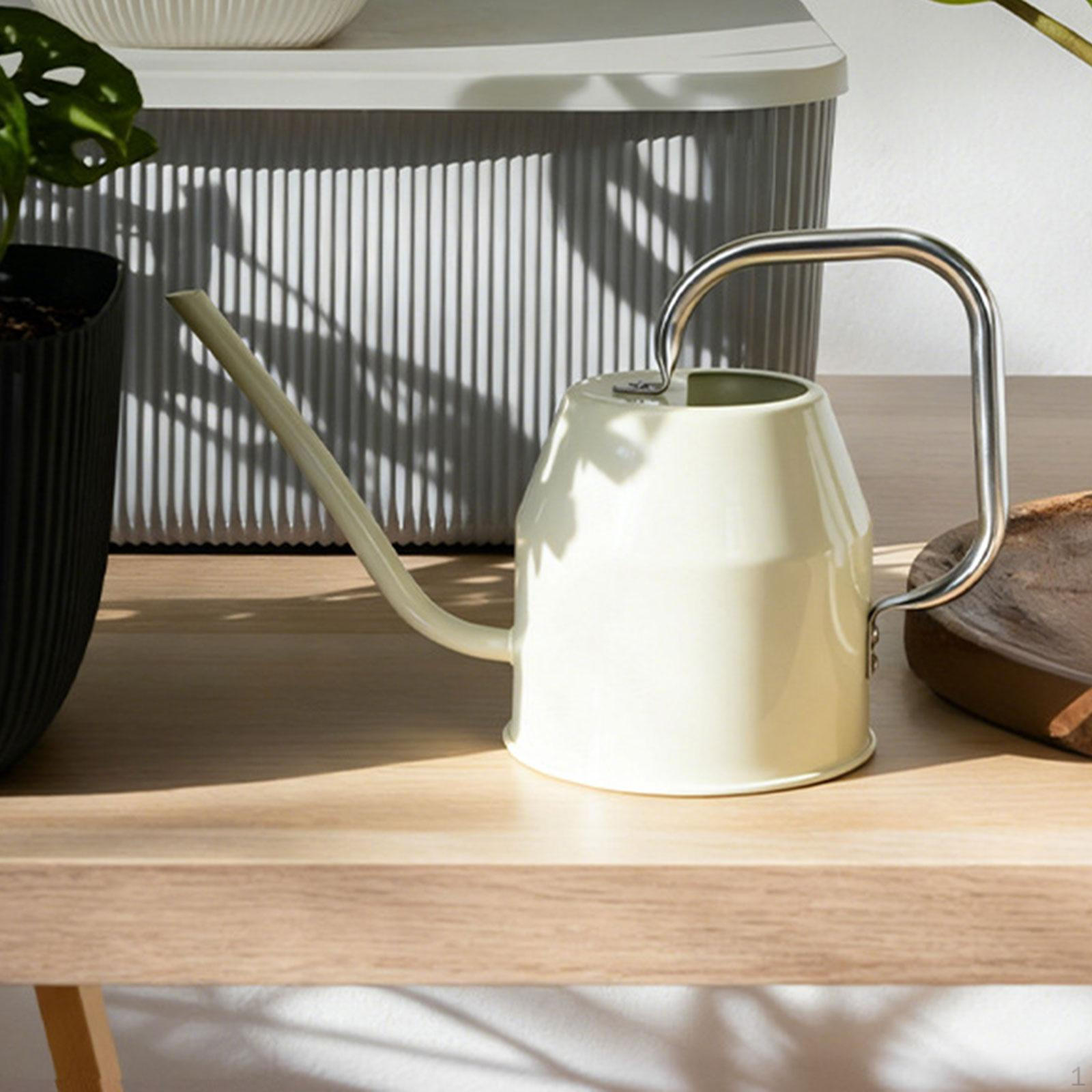 

1 л лейка садовый горшок универсальный длинный носик большое отверстие белый аксессуары для