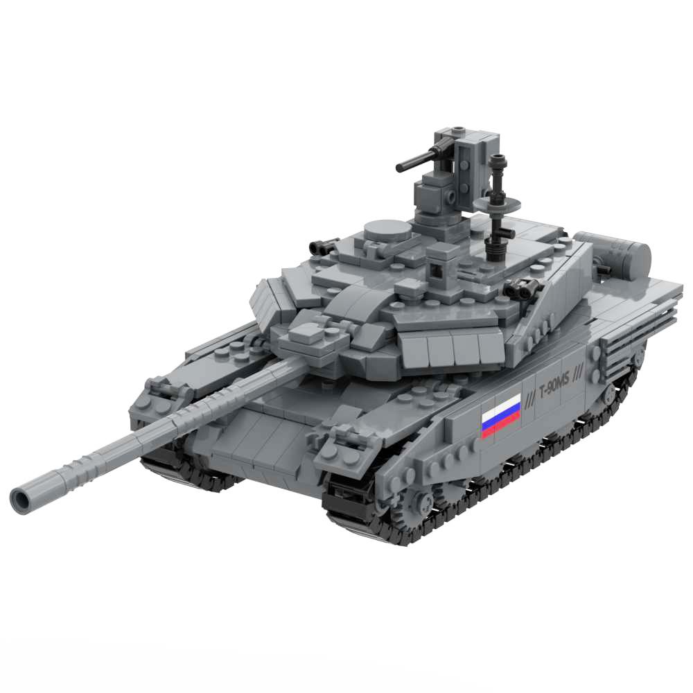 T90MS Main Battle Tank Military Building Block Toys Army T90 Camouflage Assembly Bricks Kit Gifts New