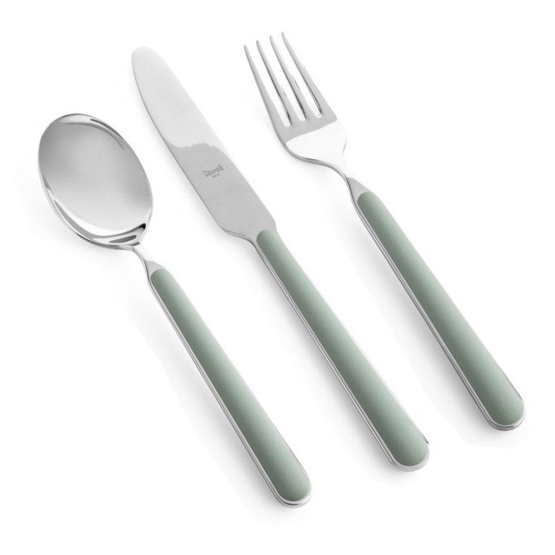 

MEPRA Fantasia Cutlery Set of 3 (Sage) / Made in Italy