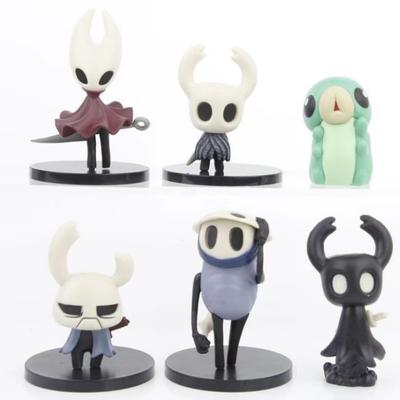 6 Stück/Set Hollow Knight Spielzeug Anime Spielfigur Der Ritter Actionfigur Hornet/Quirrel Figur Sammelmodell Puppe Kindergeschenk