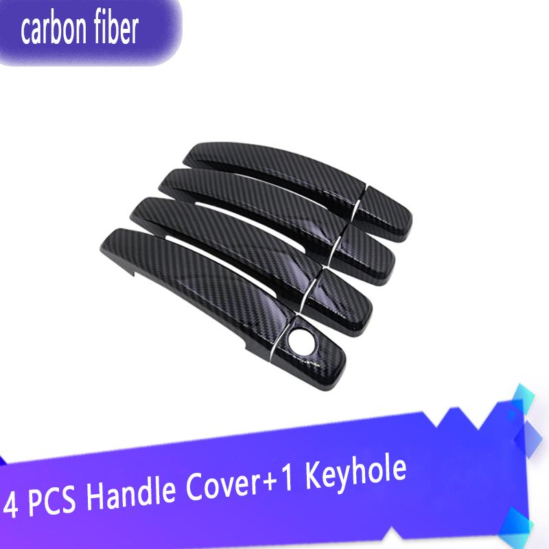 For Opel Corsa D Vauxhall Corsa S07 2007~2014 Chrome Car Door Handle Cover Trim Set Chromium Styling Exterior Parts