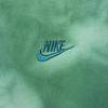 Nike Sportswear Premium Essentials Logo Embroidered Tie-Dye Print Crew Neck Loose Short Sleeve T-Shirt Men Tops Earth-Blue FJ9361-346