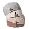 Cotton and Linen Forward Cap Men's Simple Retro Duck-teak Cap Autumn Hat Literary Youth Beret Old Man Cap