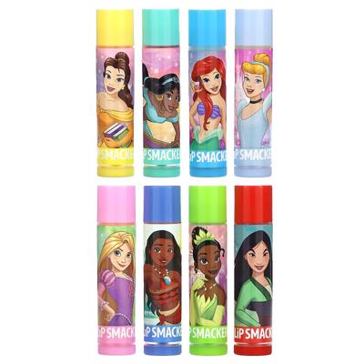 Disney princesės, lūpų balzamas, vakarėlio rinkinys, 8 pakuotės, 4g (0,14 uncijos) kiekviena