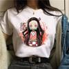 Demon Slayer T Shirt Women Tshirt Female Tanjirou Kamado Graphic Tee Shirt Japanese Anime Manga T-shirt Streetwear Tops Tees
