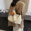 Large Capacity Tote Bag Women's Vintage Shoulder Crossbody Bag Underarm Bag