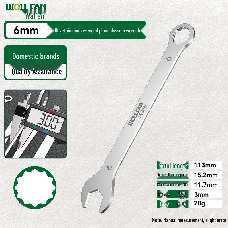 32mm Ultra-thin Double-headed Open-ended Wrench