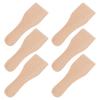 6 Pcs Jam Small Wooden Kitchen Butter Scraper Cream Practical Spatula Tool Home Utensil Heat-resistant Cheese