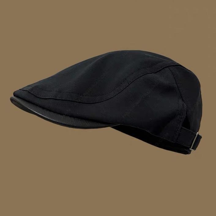 Вышитая беретка в портовом стиле для женщин, летний модный аксессуар Black Cap