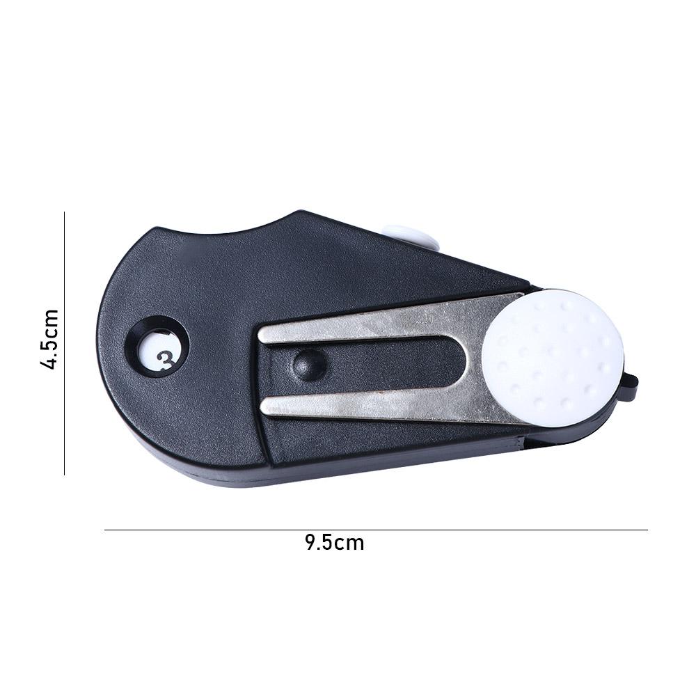 Switchblade Tool Ball Fork Green Fork Golf Pitch Accessories Golf Divot Repair Tool Score Counter