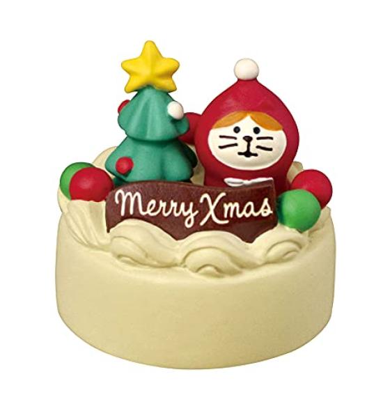

Decore Corporation Concombre Retro Christmas x Cake, Approx. 40 H38mm, ZXS-86474X