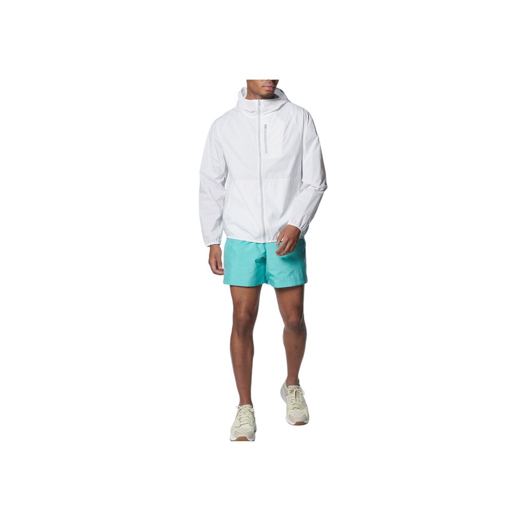 Under Armour Solid Color Zip-Up Casual Hooded Long Sleeve Jacket Men jackets White 1381879-100