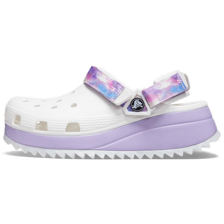 Crocs Classic Casual Unisex White Purple Sandals White Purple Men s 207772-577 EU 36-37