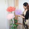 50cm Pfingstrose Blume 3D Garn Pfingstrose Mode Fotografie Requisiten Einkaufszentrum Hotel Set