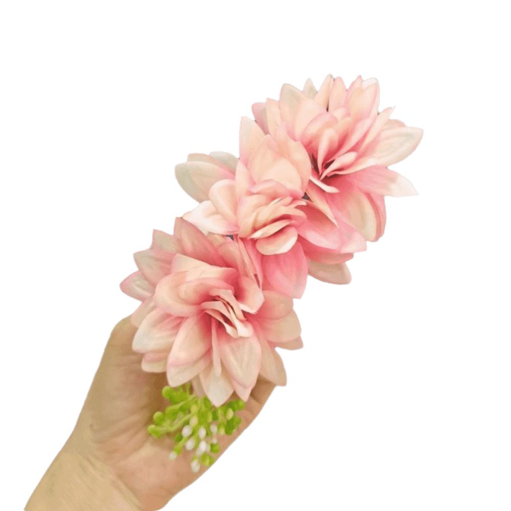 

Thailand Flower Hair Comb Sweet Wedding Bride Accessories Elegant Bohemian Hairpin Girls розовый