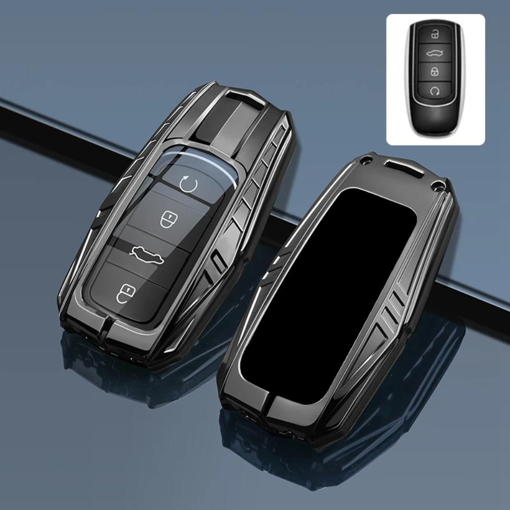 

Car Zinc Alloy Silicone Key Case Cover Holder for Chery Tigo 7 8 Pro Max Omoda C5 Tigo 7 8 Plus Arrizo 5 Plus Key Protective Bag
