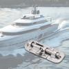 Universal Marine Door Fastener Bolt Latches Steel Construction Hatches Locking Easy Installation for Vessel Applications