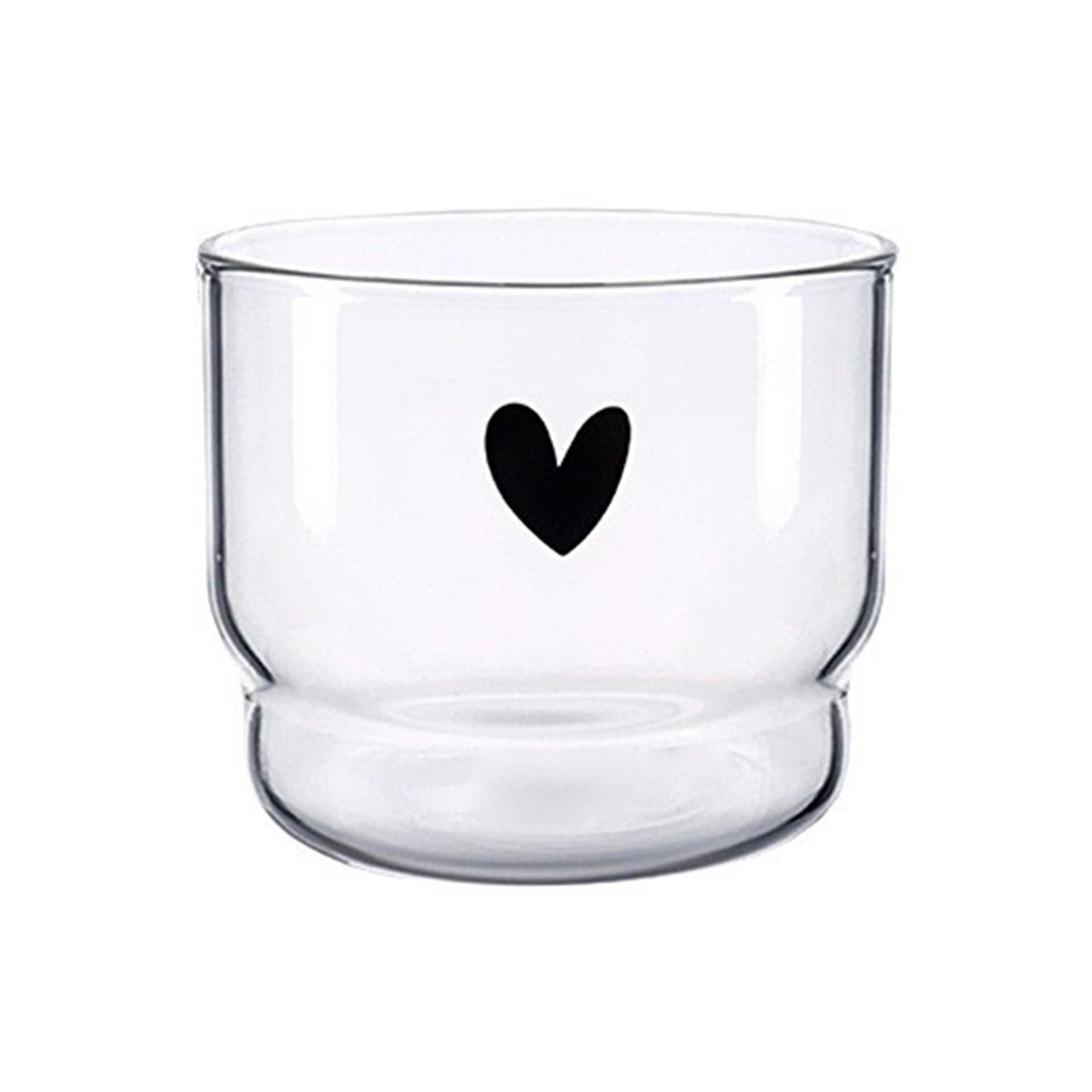 

Стеклянная кружка, безопасная для использования в микроволновой печи, из термостойкого боросиликатного материала и с веселыми рисунками со смайликами для ежедневного использования B