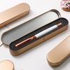 Rectangular Pen Box with Sponge Lining Pencil Case Portable Tin Box  Home Storage
