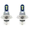 H4 LED Bulb, Lemon Yellow 24V Fog Lamp Headlight 3030SMD 10W LED Bulb (Set of 2)