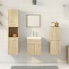 VidaXL Bathroom Furniture Set 5 Pcs Sonoma Oak, Bathroom Cabinet, Bathroom Cupboard, Furniture 3325001