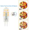 G4 2W LED Bulb,20W Equivalent Halogen Bulbs,Transparent PC cover,AC/DC12V,200LM