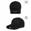 New Adjustable Baseball Hat Unisex Black White Sun Hat Baseball Cap Spring Summer