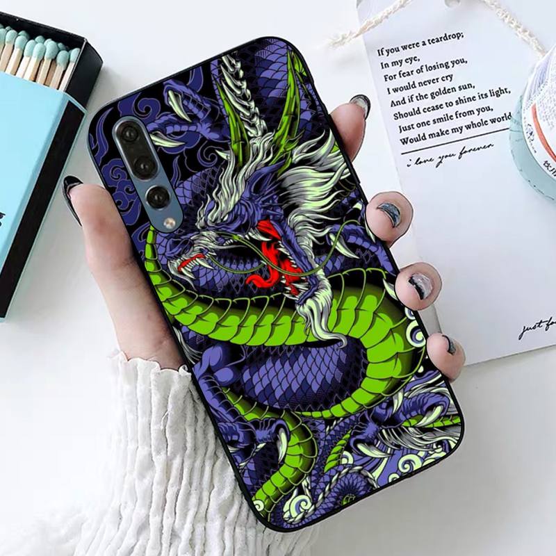 Чехол для телефона с японским аниме «Дракон» для Huawei P30 40 20 10 8 9 lite pro plus Psmart2019