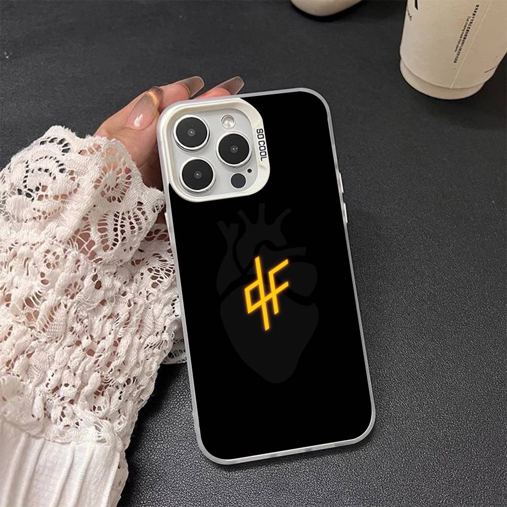 Hip Hop PNL QLF Rapper Fashion Frosted Phone Case For iPhone 17 16 15 14 Plus 13 12 11 Pro Max X Xs XR Silver Hard Cover