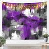 Black Black White Tapestry Kids Abstract Art Design Wall Art for womem Modern Geometric Wall Hanging Blanket Breathable Soft