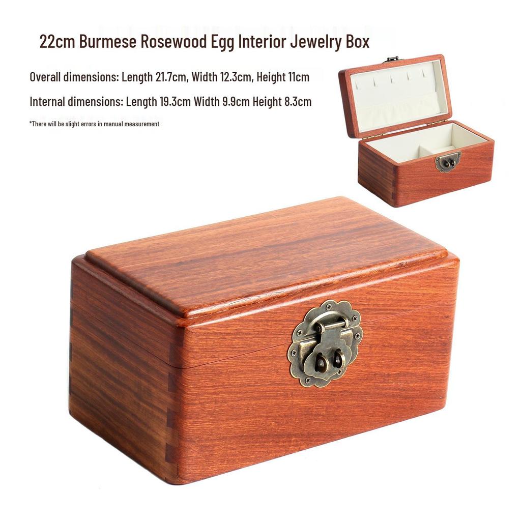 Burmese Rosewood Jewelry Box: Solid Wood Accessory Storage In Various Styles - Chinese Style Wedding Collection