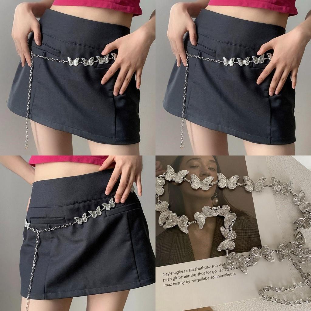 Inspired Vintage Butterfly Metal Waist Belt For Women Unique Design Chic Style Perfect For Autumn