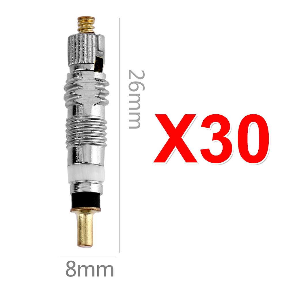 5-500PCS Silver Detachable Presta Valve Core Remove Tool Replacement for Bicycle MTB Road Bikes Brass Tubeless Core Repair Tools