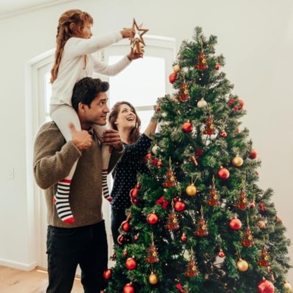 Music Theme Party Guitar Ornaments Acrylic Xmas Tree Ornament  Home Decoration