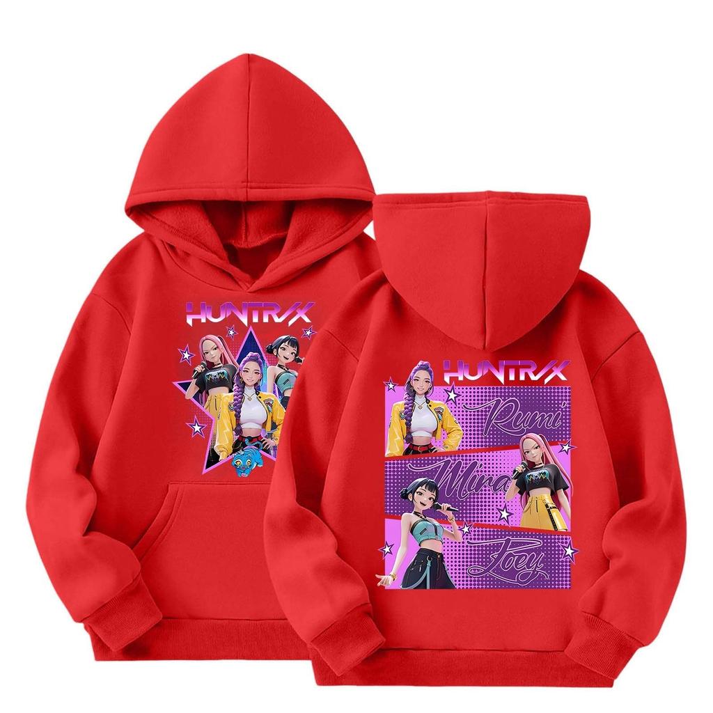 Cute Hoodies For Teen Children Trendy Preppy Hooded Sweatshirts Oversized Long Sleeve Shirts Clothes For Children