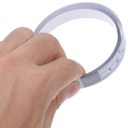 Angoily Self-Adhesive Tape Measure, 78 Inches (200cm), Meets Official English Standards, Self-Adhesive, Clear Graduations, for Measuring
