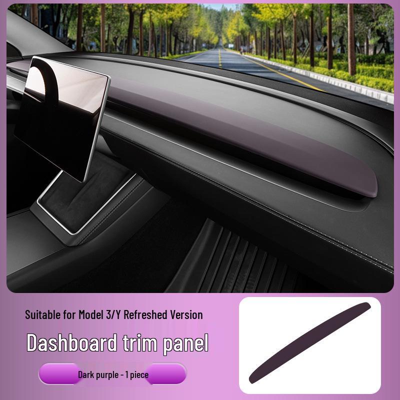 Updated Tesla Model 3/Y Center Console Silicone Wireless Charger Decor Accessory.