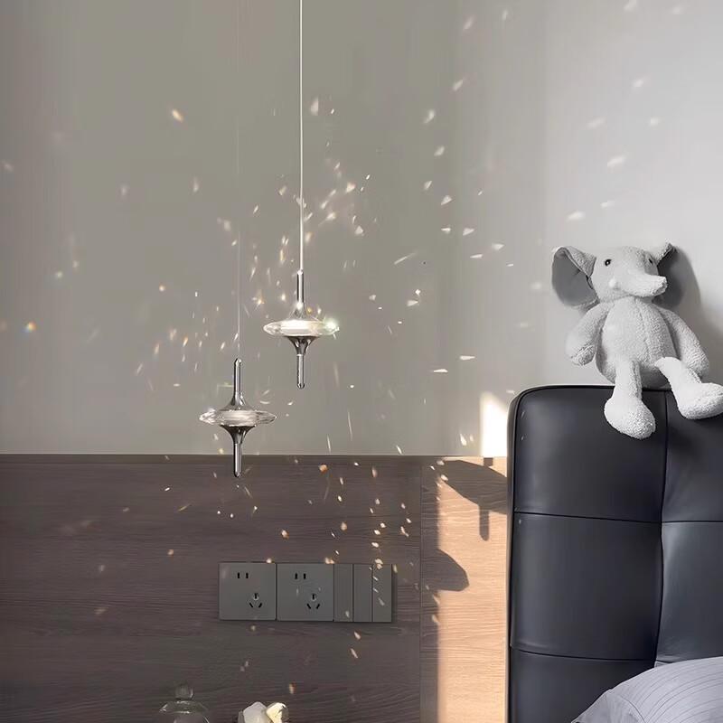 NuFeng Rechargeable K9 Crystal Pendant Lamp