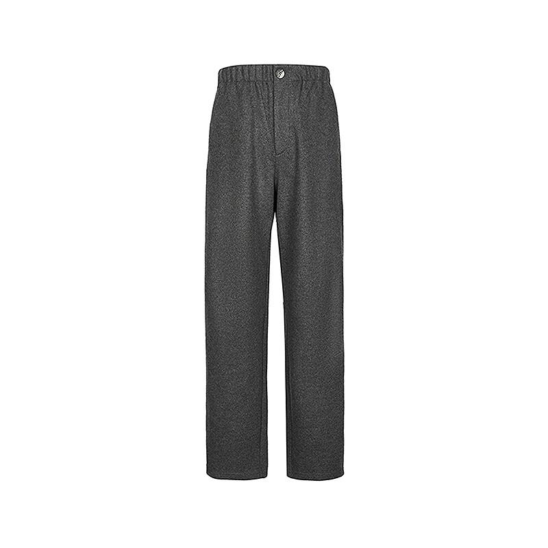 LESS 2025 Winter Merino Wool Straight-Leg Trousers