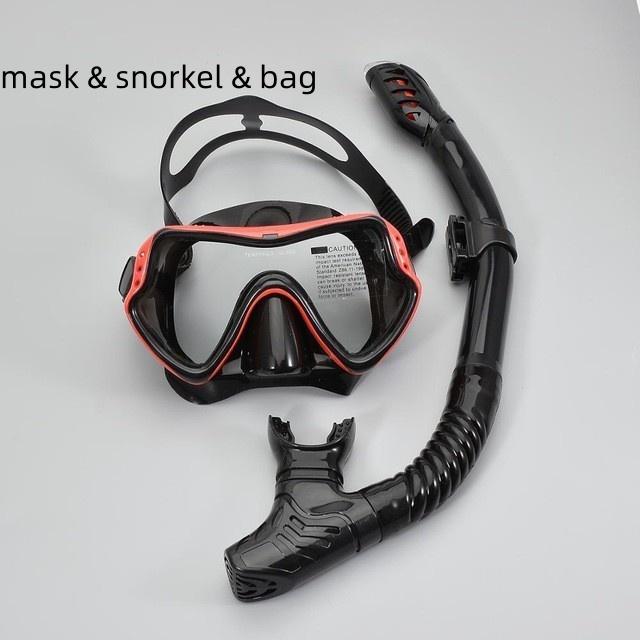 Professionelle Tauchmaske Schnorchelset Outdoor Tauchtrainingsausrüstung Silikon Tauchbrille Atemrohr Neu
