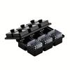 Ice Cube Mold Silicone Tray Easy Make Release Ice Ball Tools with Lid Funnel Perfect for Freezer Chilling Whiskey Parties Drinks