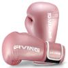 FIVING Boxing Gloves 8 10 12oz Women Adult Thai Boxing Taekwondo Karate Martial Arts Sandbag Training Gloves (Pink, 12oz)