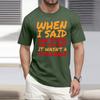 Summer Men's Popular T-shirt Printed Round Neck Short Sleeve T-shirt