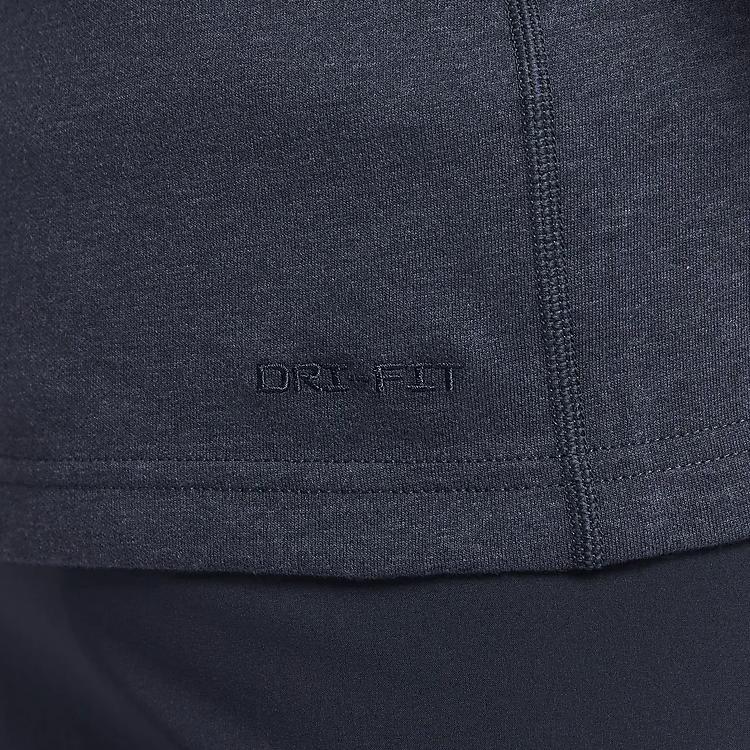 Nike Primary Dri-FIT Crew Neck Casual Quick-Dry Long Sleeve T-Shirt Men Tops Obsidian FB8586-473