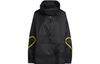 X Stella McCartney Jackets Women's Black Stand Collar Moderate Other HG6886