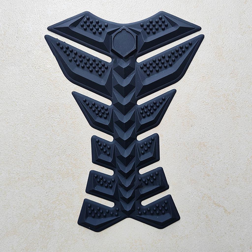 3D Rubber Gas Fuel Oil Tank Pad Protector Cover Universal Motorcycle Tank Sticker Fish Bone