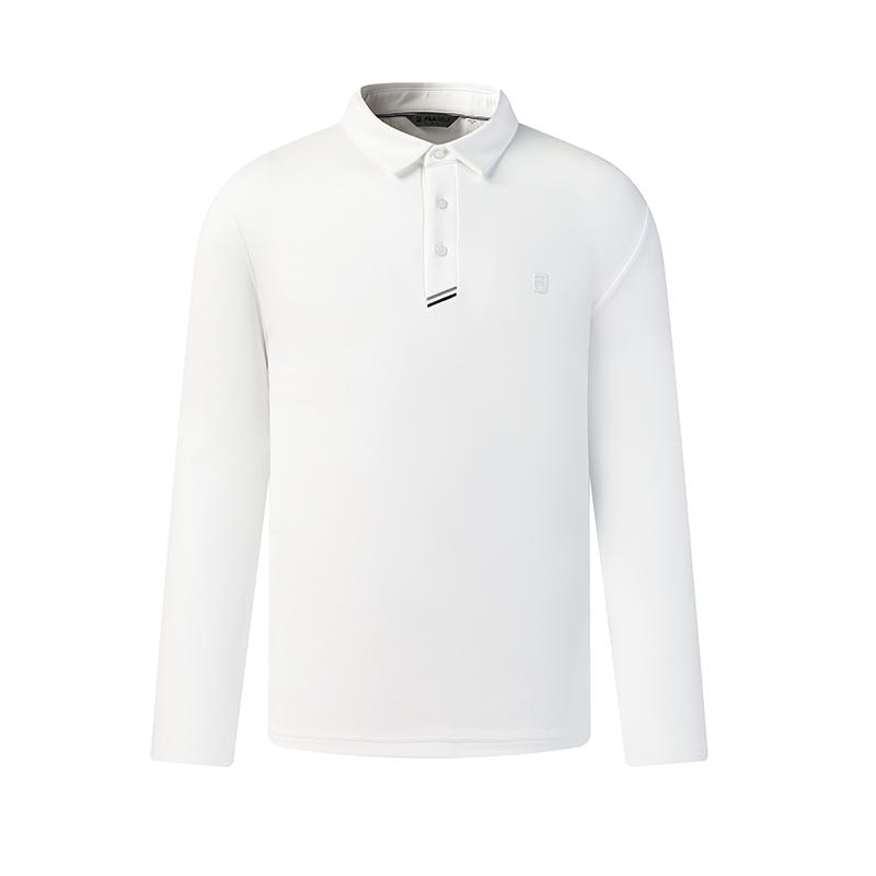 Fila Golf Series Fashion Simple Classic Sports Casual Training Golf Quality Versatile Comfortable Long Sleeve Polo Shirt Men Tops A11M615227FWT