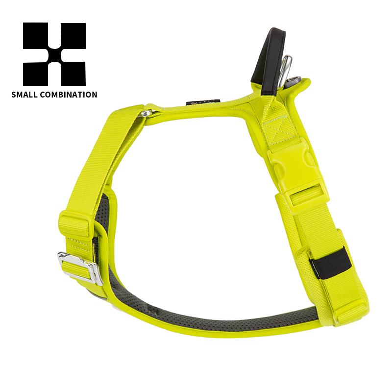 SMALL COMBINATION Pet Reflective Nylon Dog Harness No Pull Vest Soft Adjustable Medium And Large Dog outdoor Walking Running