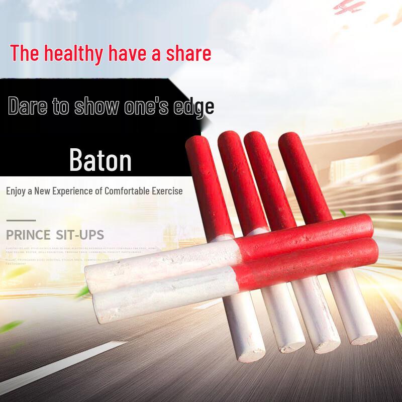 Landa Wooden Relay Batons for Track and Field (10-Pack)