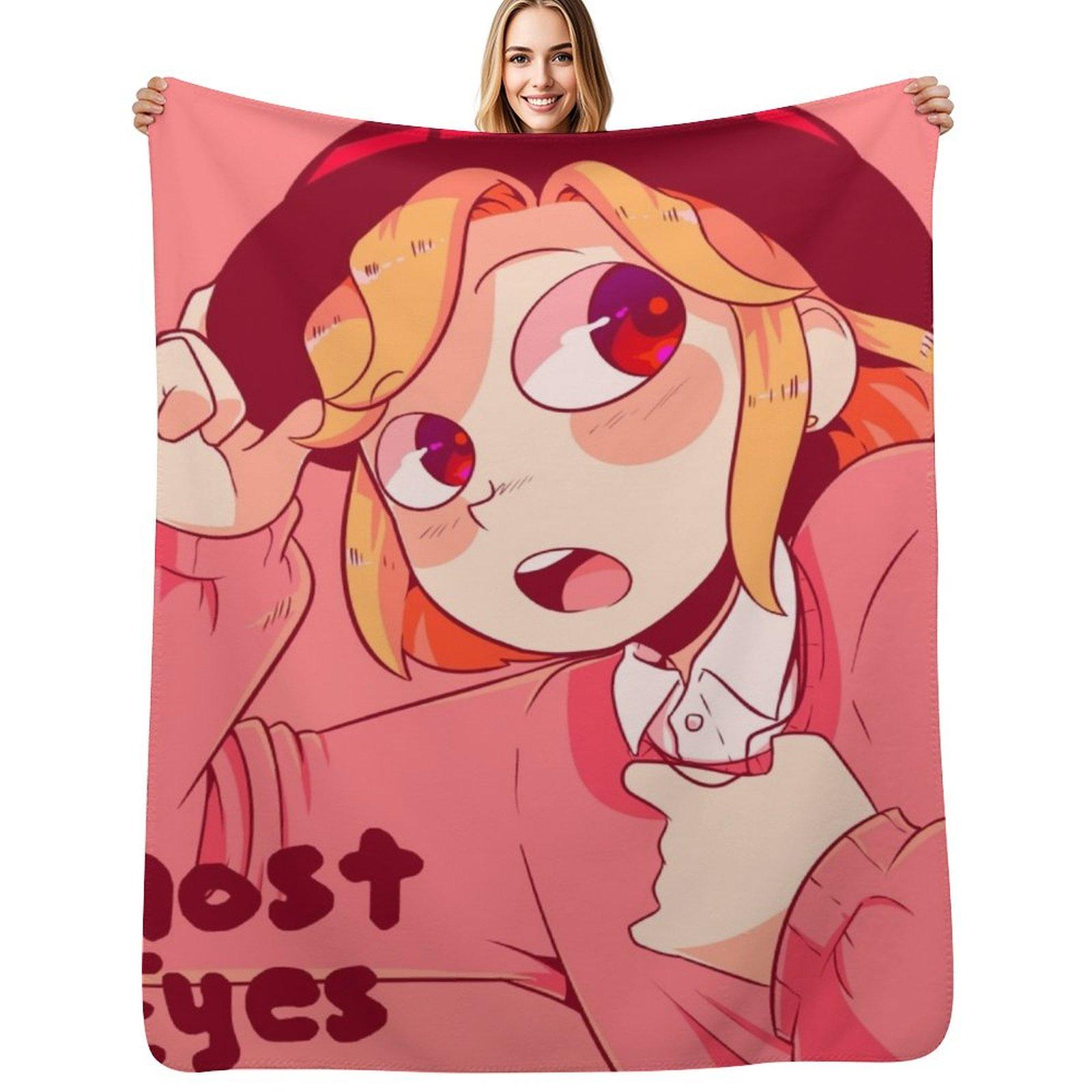 Ghost Eyes Rudy Throw Blanket Wrinkle Resistant Lightweight Blanket 102x76cm(40x30in)